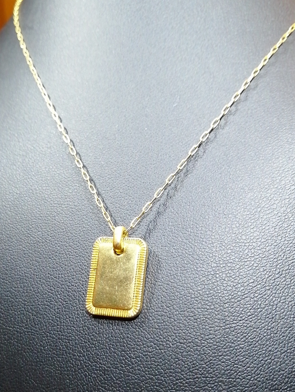 Majorica Gold Plated Stylish Necklace 19"+3" Long